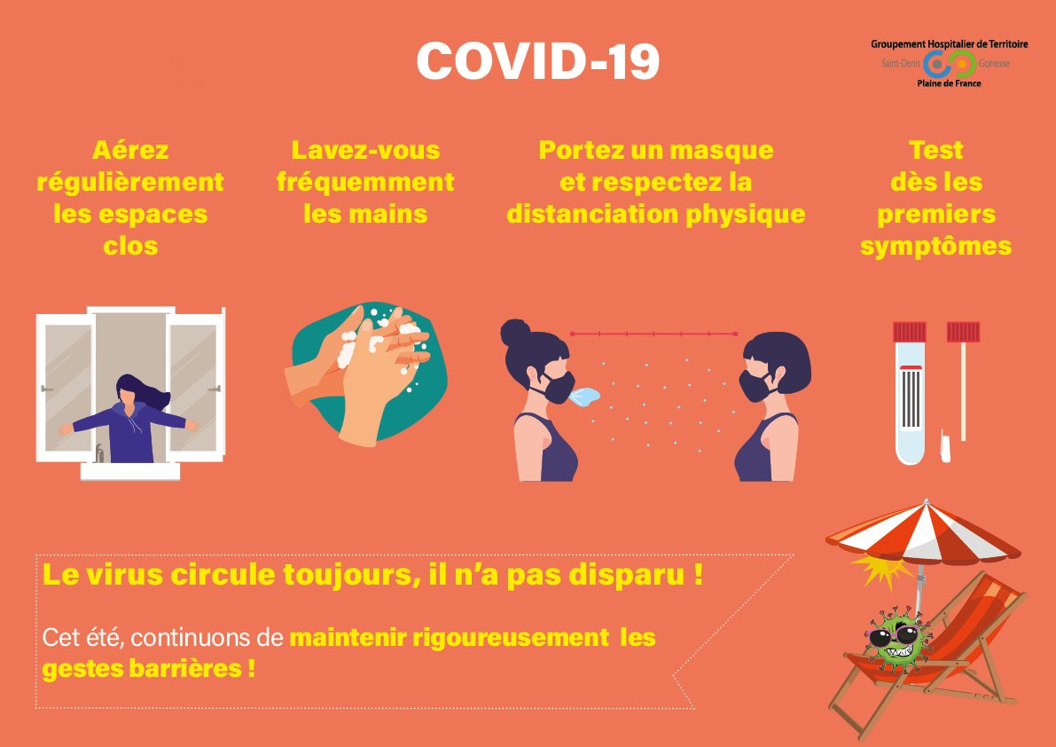 COVID-19 : Maintenons Les Gestes Barrières Au Sein De L'hôpital | CH ...